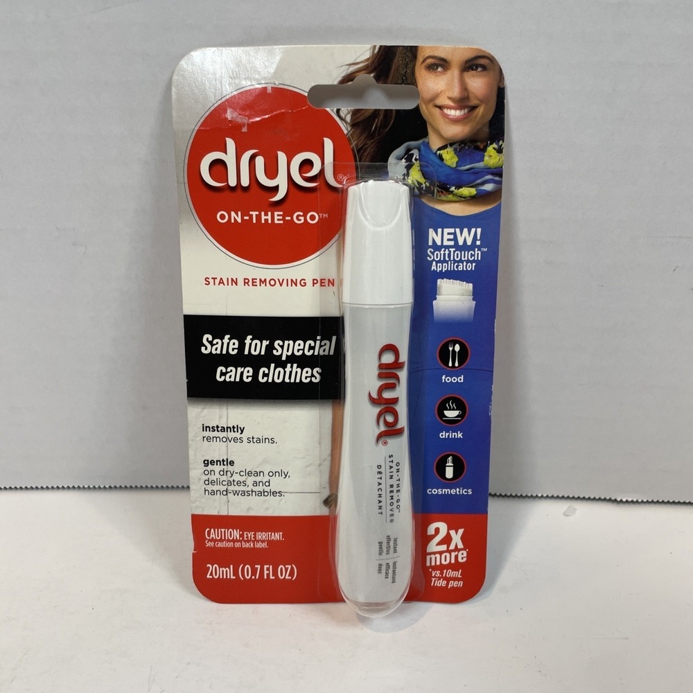 Dryel On The Go Instant Stain Remover 0.7 fl‎ oz SoftTouch Tip/Haut
